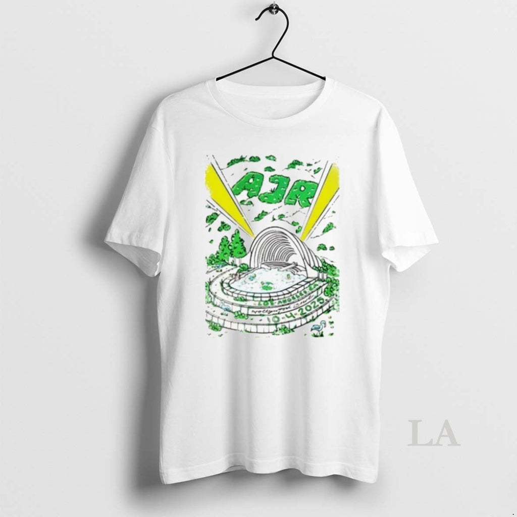 Original Ajr Oct 4 2025 Hollywood Bowl Los Angeles Ca - Adult & Kids T-Shirts, Sweatshirts & Hoodies apparel design preview 1