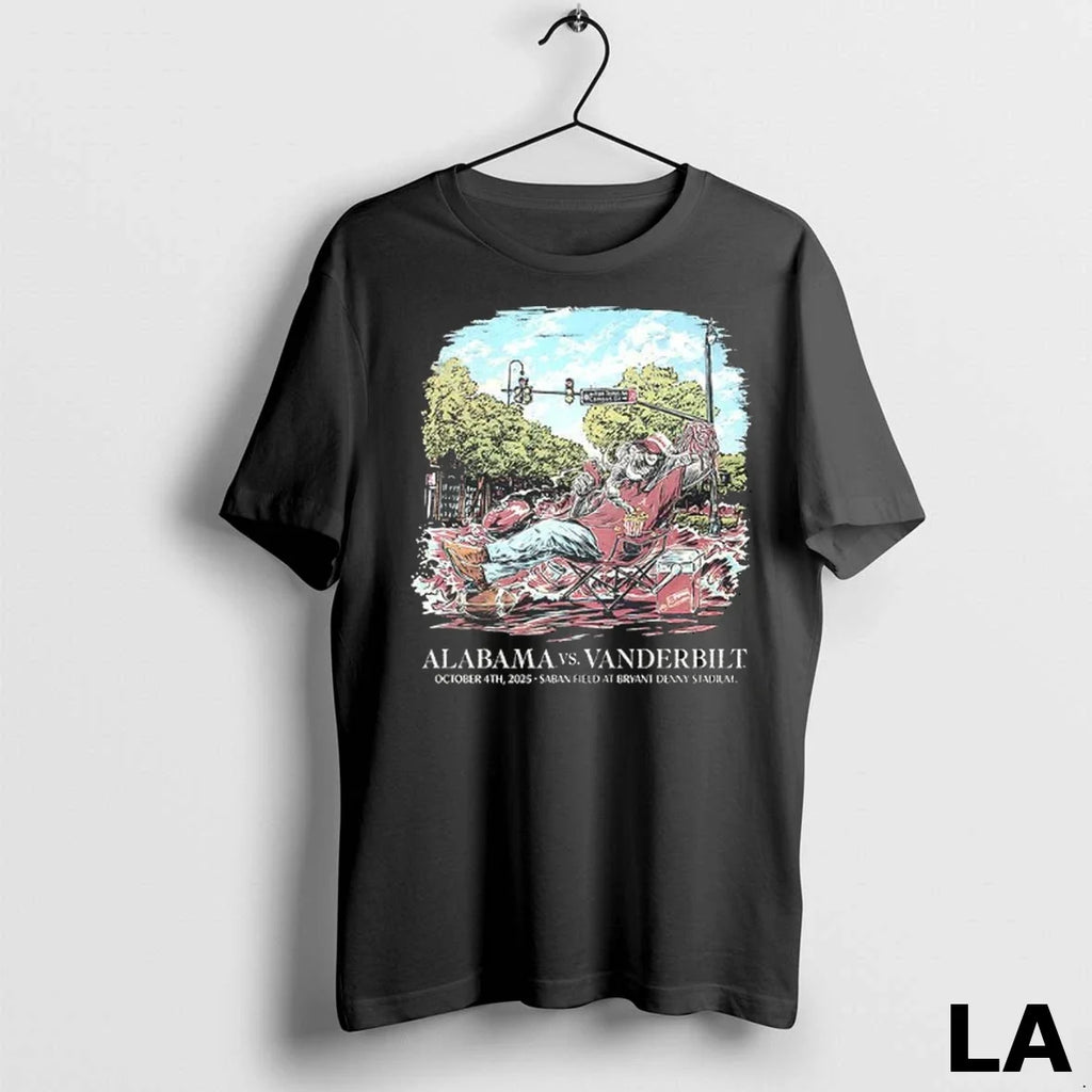 Original Alabama Vs Vanderbilt 2025 - Adult & Kids T-Shirts, Sweatshirts & Hoodies apparel design preview 1