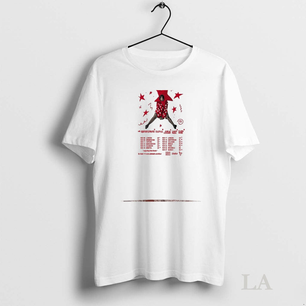 Original Aleksiah Cry About It Uk Eu Tour 2025 Dates - Adult & Kids T-Shirts, Sweatshirts & Hoodies apparel design preview 1