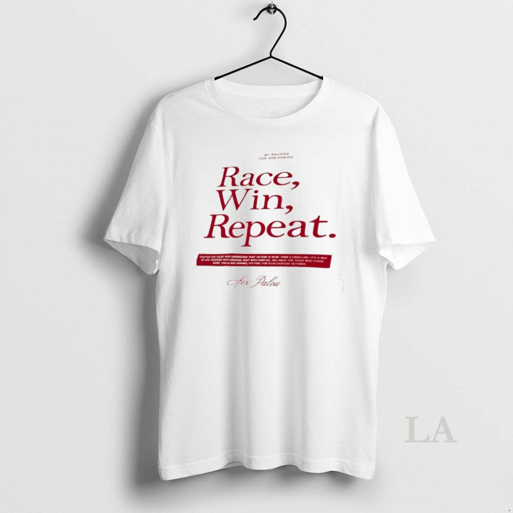 Original Alex Palou Race Win Repeat Champions 2025 - Adult & Kids T-Shirts, Sweatshirts & Hoodies apparel design preview 1