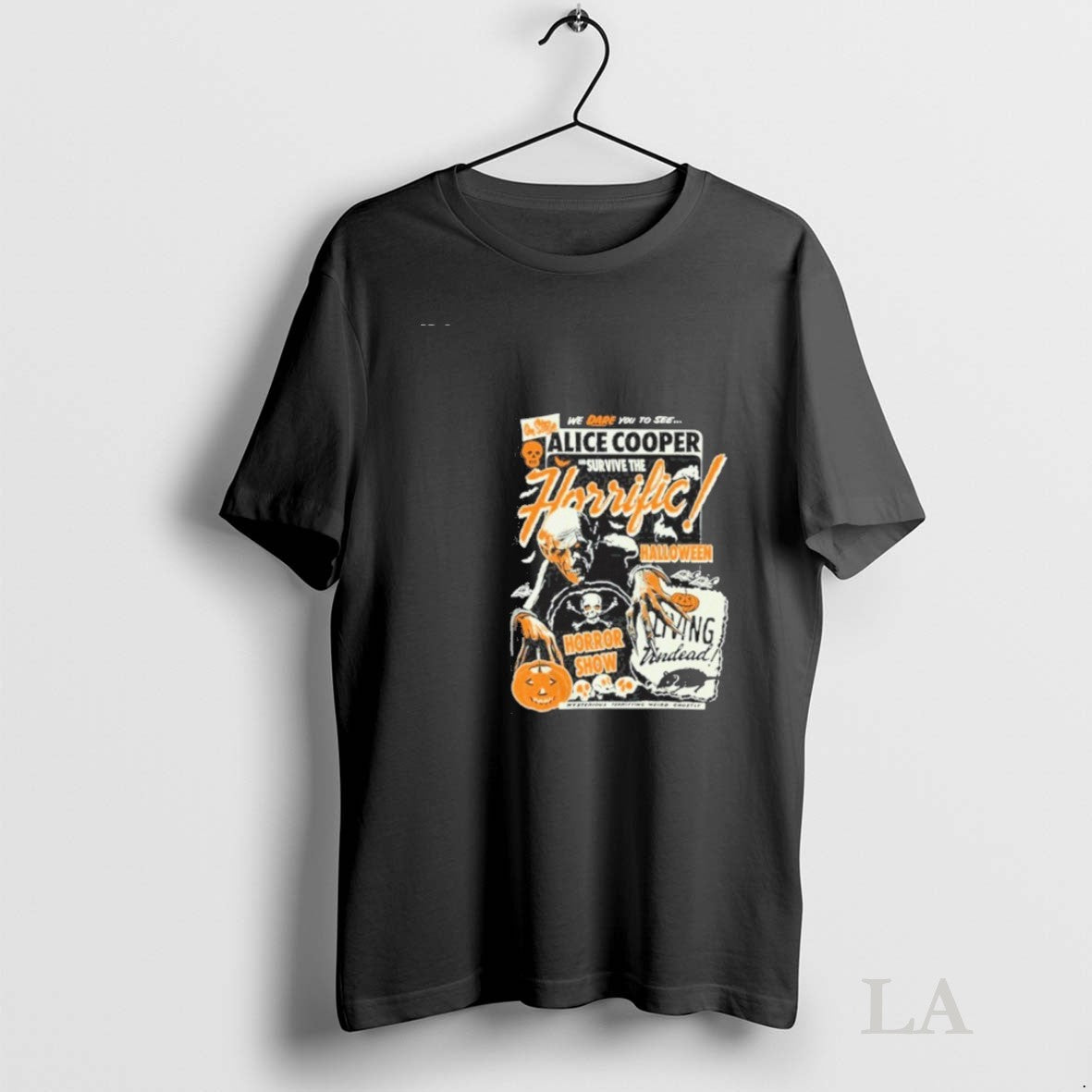 Original Alice Cooper Horrific Halloween Horror Show - Adult & Kids T-Shirts, Sweatshirts & Hoodies apparel design preview 1