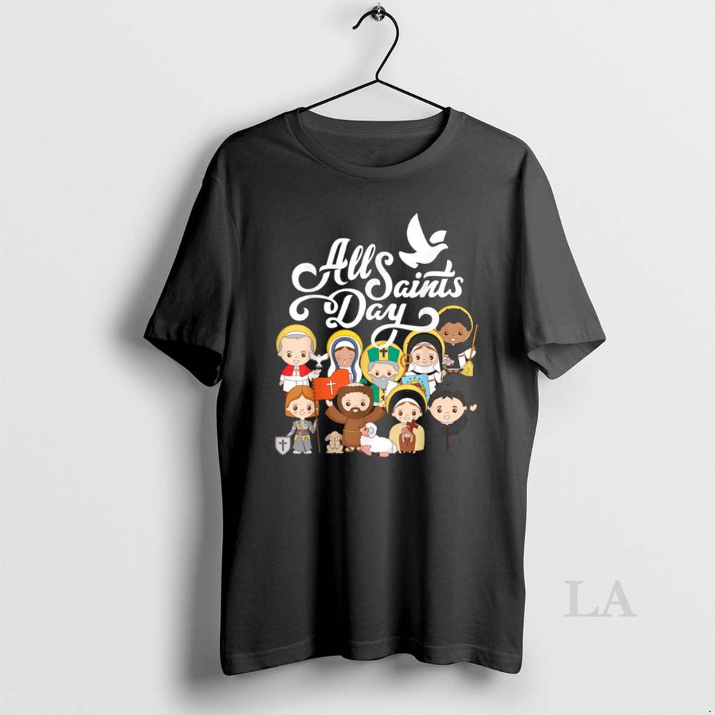 Original All Saints Day Kids Catholic St Francis - Adult & Kids T-Shirts, Sweatshirts & Hoodies apparel design preview 1