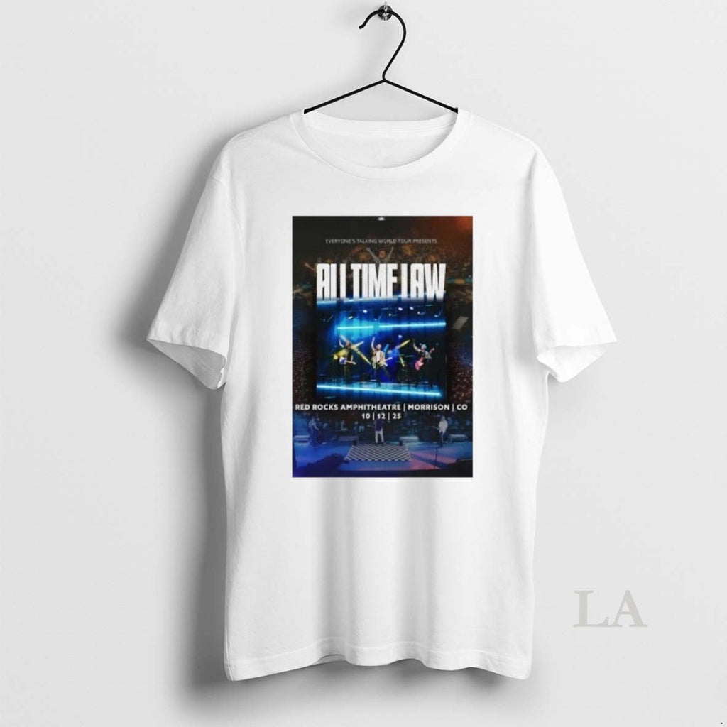 Original All Time Low Red Rocks Amphitheatre Show On - Adult & Kids T-Shirts, Sweatshirts & Hoodies apparel design preview 1