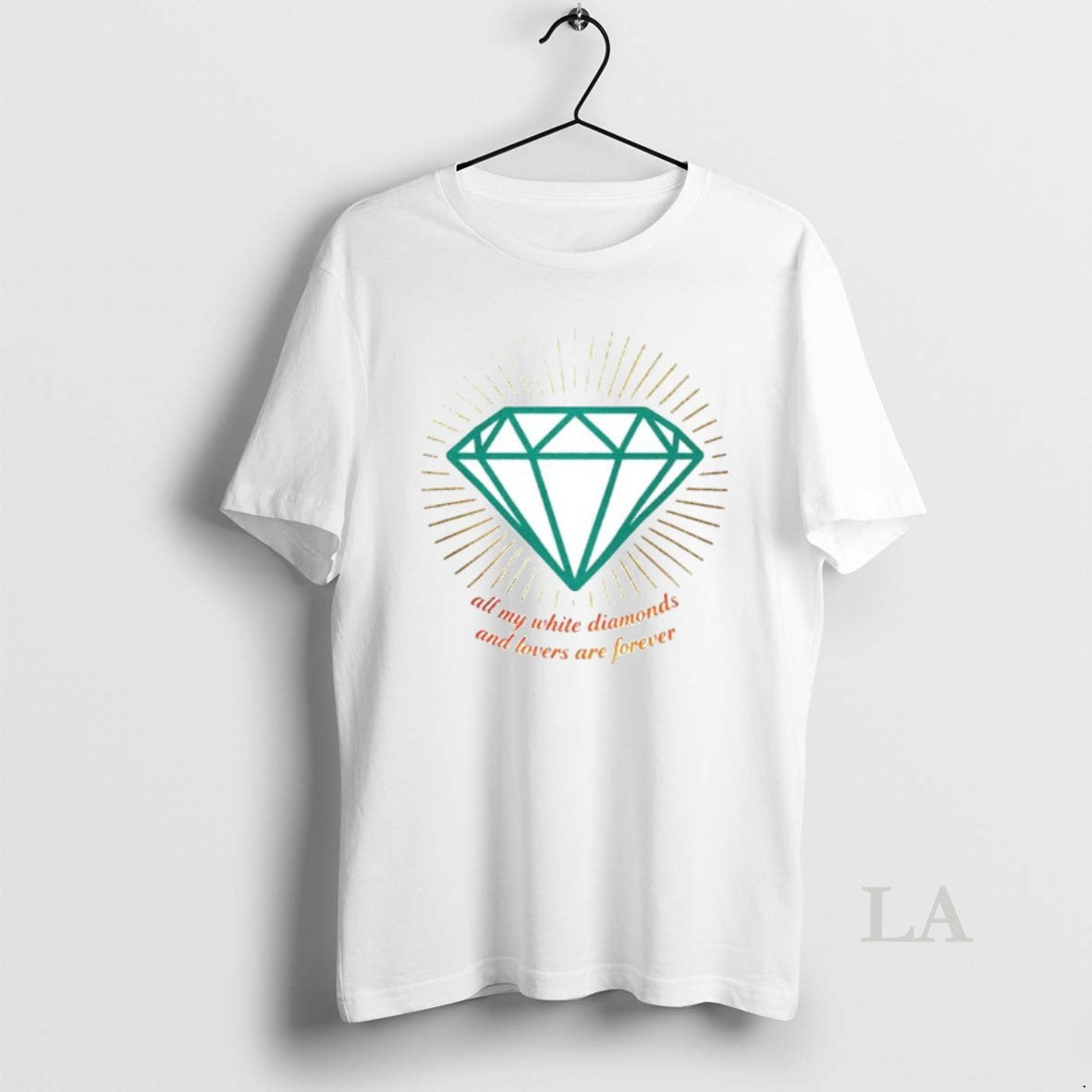 Original All My White Diamonds And Lovers Are Forever - Adult & Kids T-Shirts, Sweatshirts & Hoodies apparel design preview 1