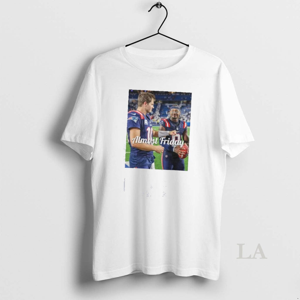 Original Almost Friday Drake Maye And Diggs - Adult & Kids T-Shirts, Sweatshirts & Hoodies apparel design preview 1