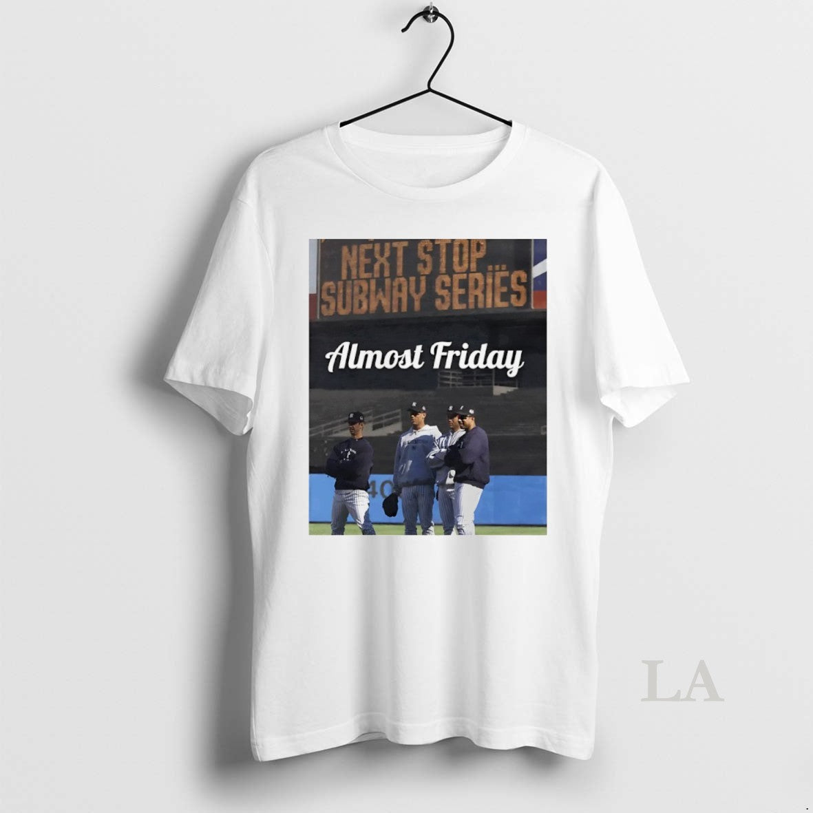 Original Almost Friday Next Stop Subway Series - Adult & Kids T-Shirts, Sweatshirts & Hoodies apparel design preview 1
