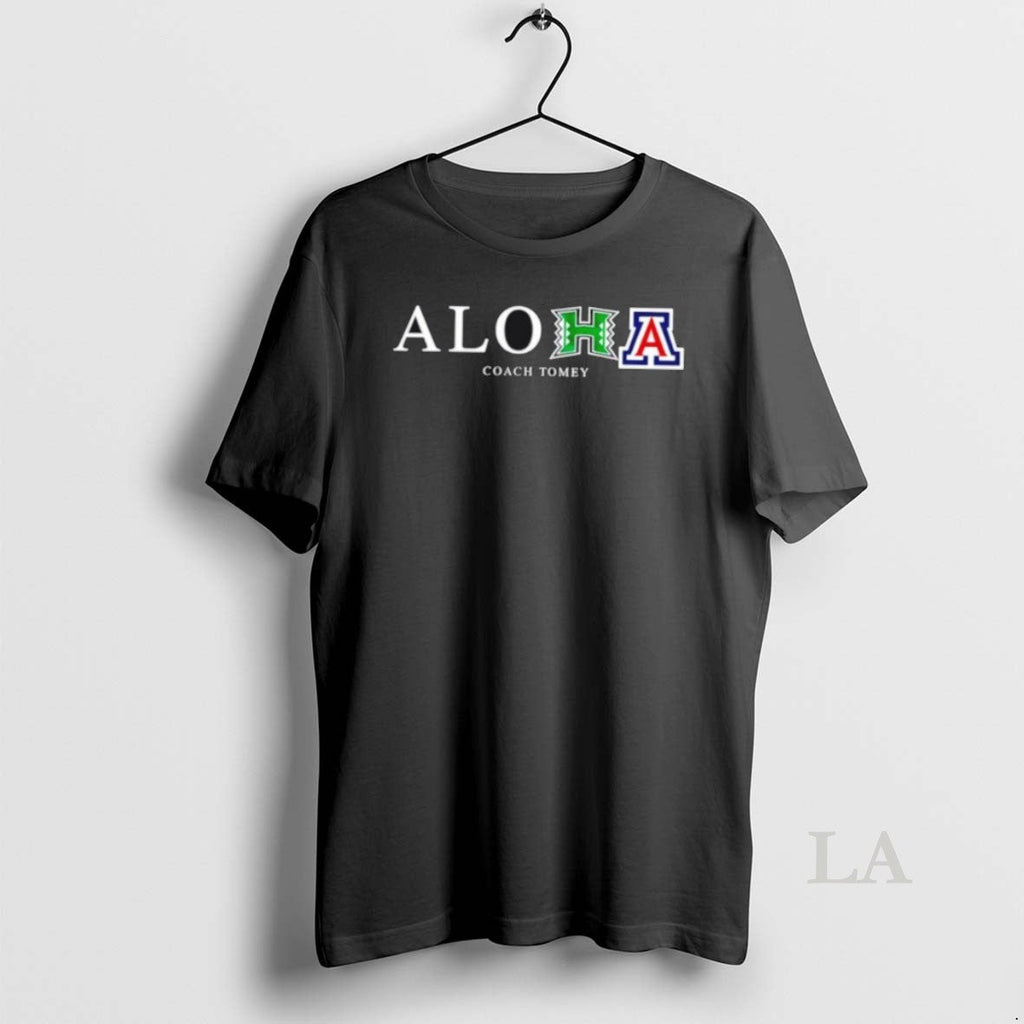Original Aloha Coach Tomey Hawaii University X - Adult & Kids T-Shirts, Sweatshirts & Hoodies apparel design preview 1