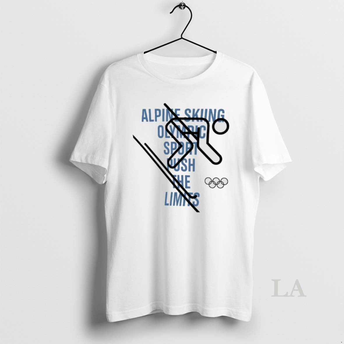 Original Alpine Skiing Olympic 2026 Sport Push The - Adult & Kids T-Shirts, Sweatshirts & Hoodies apparel design preview 1