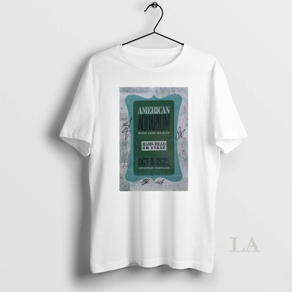 Original American Aquarium Oct 8 2025 Rams Head On - Adult & Kids T-Shirts, Sweatshirts & Hoodies apparel design preview 1