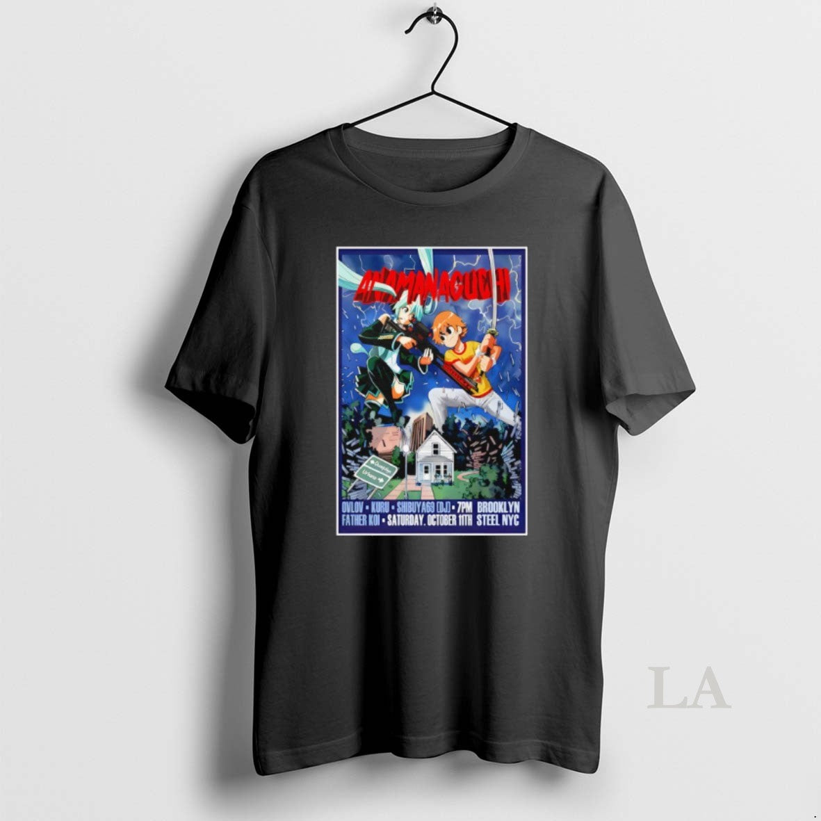 Original Anamanaguchi Brooklyn Ny October 11 2025 - Adult & Kids T-Shirts, Sweatshirts & Hoodies apparel design preview 1
