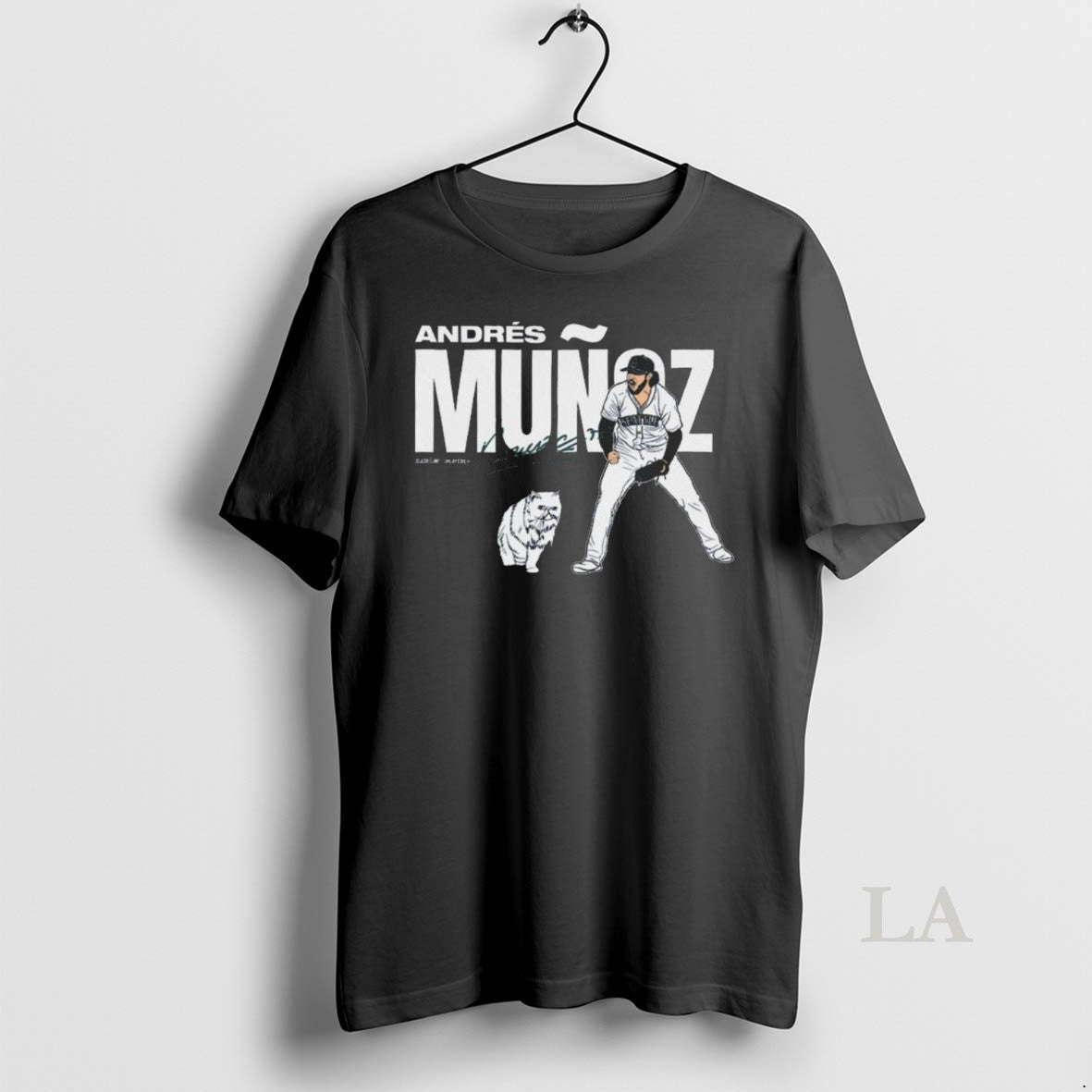 Original Andres Munoz Seattle Mariners Signature - Adult & Kids T-Shirts, Sweatshirts & Hoodies apparel design preview 1