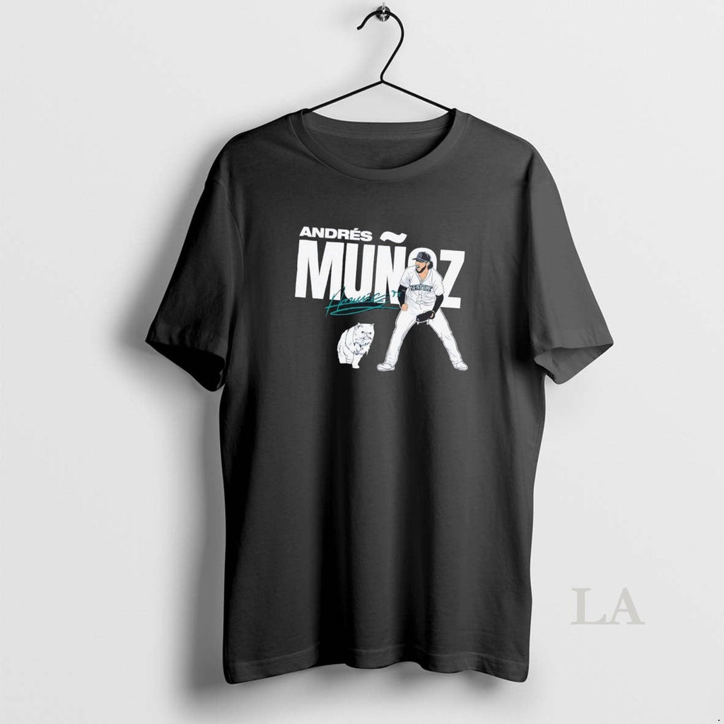 Original Andres Munoz Shout Grumpy Cat Signature - Adult & Kids T-Shirts, Sweatshirts & Hoodies apparel design preview 1