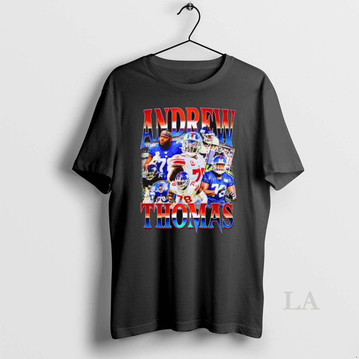 Original Andrew Thomas New York Giants Retro - Adult & Kids T-Shirts, Sweatshirts & Hoodies apparel design preview 1