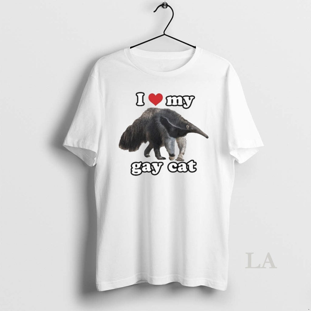 Original Anteater I Love My Gay Cat - Adult & Kids T-Shirts, Sweatshirts & Hoodies apparel design preview 1