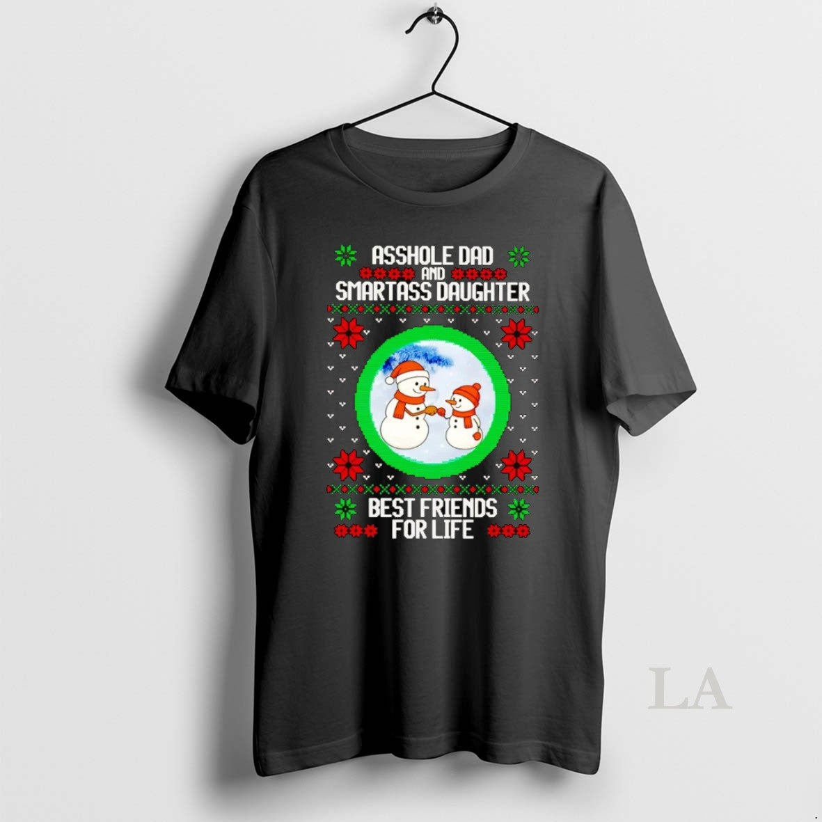Original Asshole Dad And Smartass Daughter Best - Adult & Kids T-Shirts, Sweatshirts & Hoodies apparel design preview 1