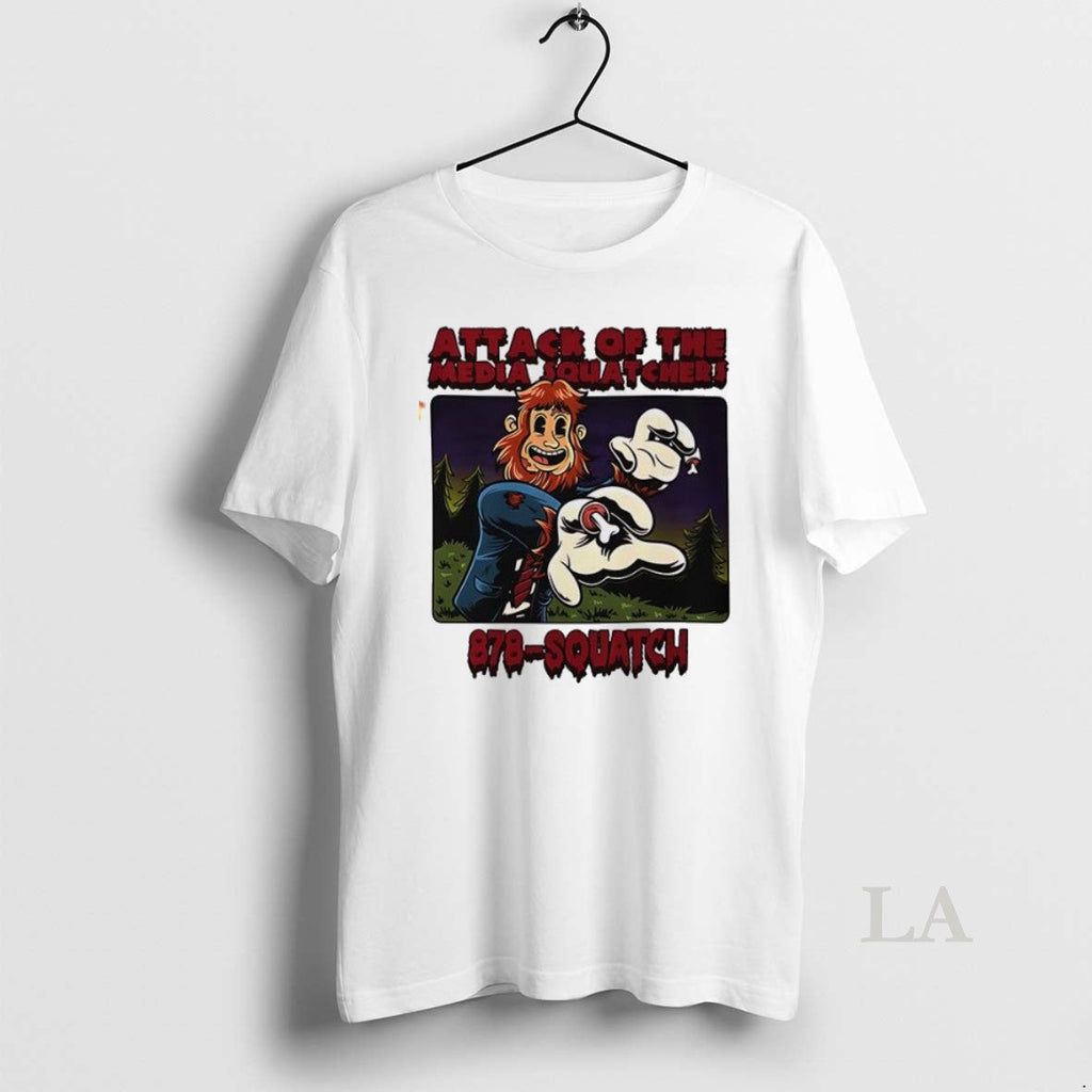 Original Attack Of The Media Squatchers - Adult & Kids T-Shirts, Sweatshirts & Hoodies apparel design preview 1