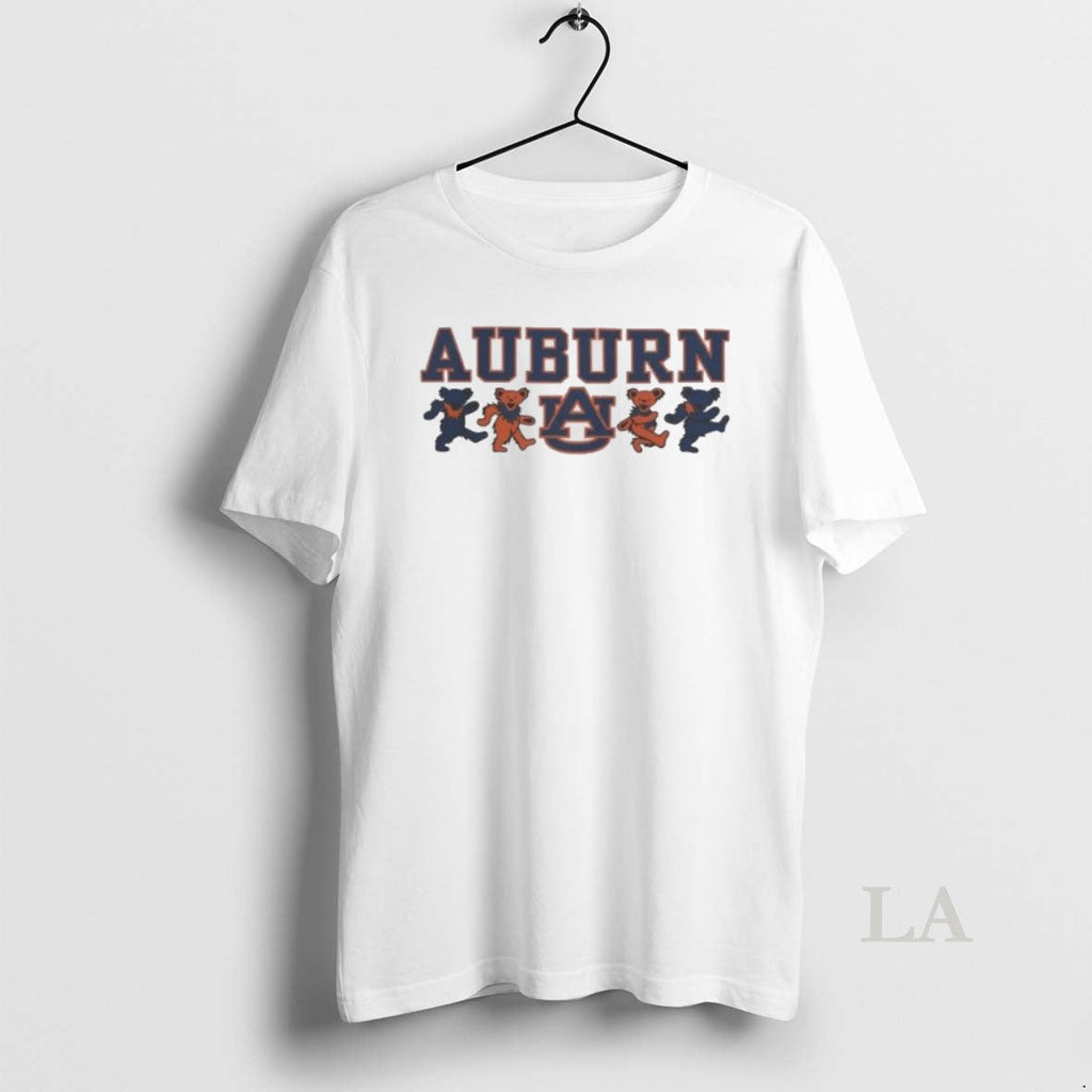 Original Auburn Tigers X Grateful Dead Mascot Bears - Adult & Kids T-Shirts, Sweatshirts & Hoodies apparel design preview 1
