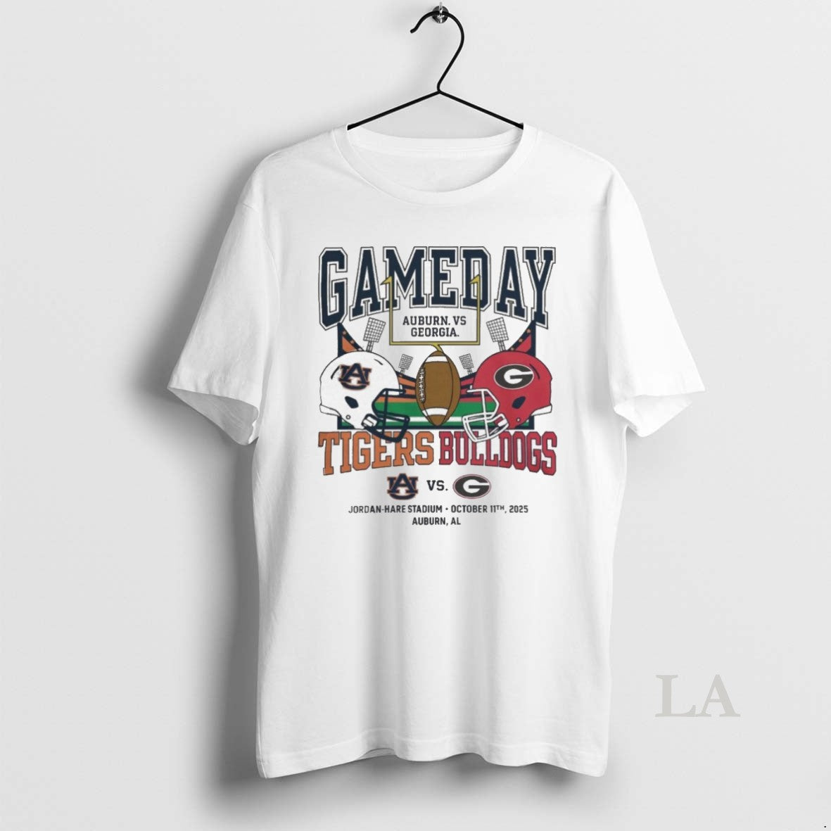 Original Auburn Tigers Vs Georgia Bulldogs 2025 - Adult & Kids T-Shirts, Sweatshirts & Hoodies apparel design preview 1