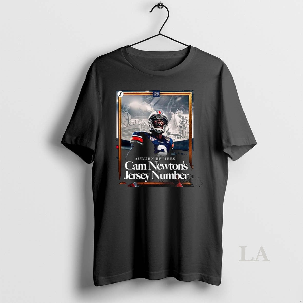 Original Auburn Retires Cam Newtons Jersey Number - Adult & Kids T-Shirts, Sweatshirts & Hoodies apparel design preview 1