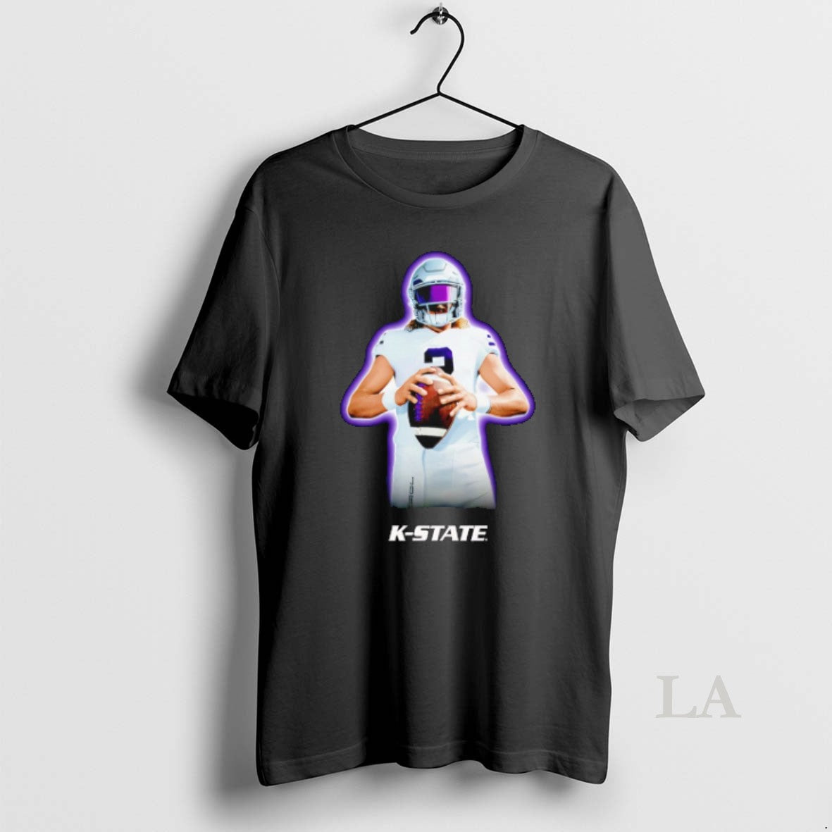 Original Avery Johnson Kansas State Wildcats Portrait - Adult & Kids T-Shirts, Sweatshirts & Hoodies apparel design preview 1