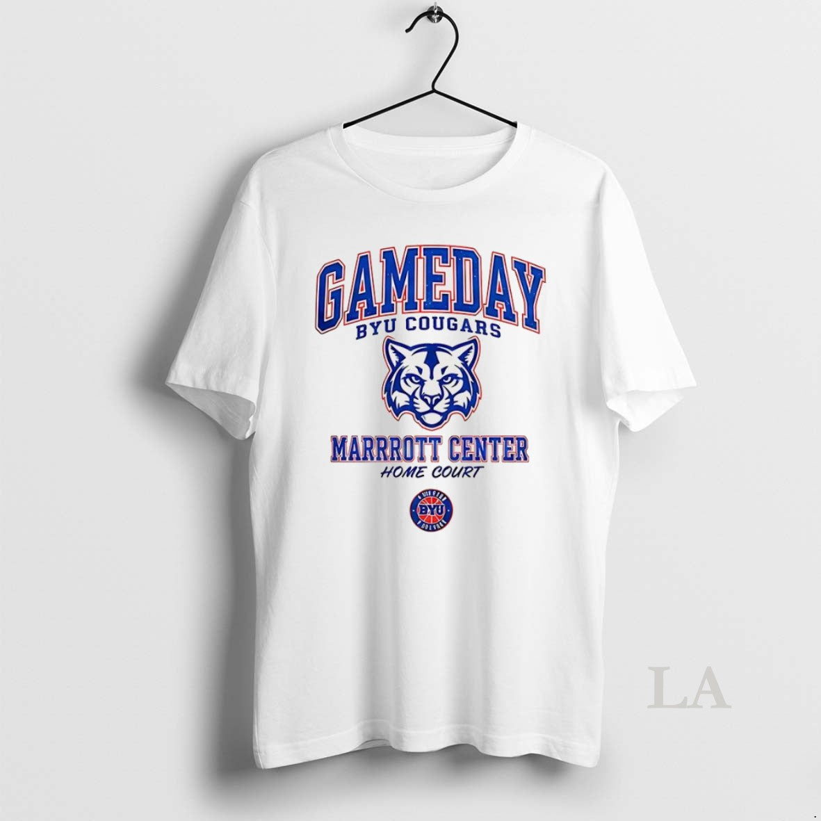 Original Byu Cougars Basketball Game Day Marriott - Adult & Kids T-Shirts, Sweatshirts & Hoodies apparel design preview 1