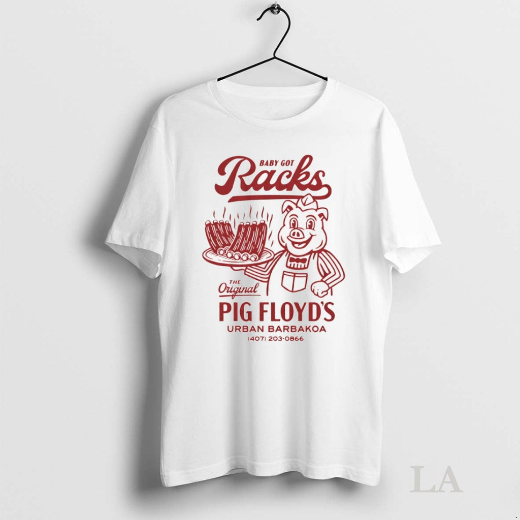 Original Baby Got Racks The Pig Floyds Urban Barbakoa - Adult & Kids T-Shirts, Sweatshirts & Hoodies apparel design preview 1