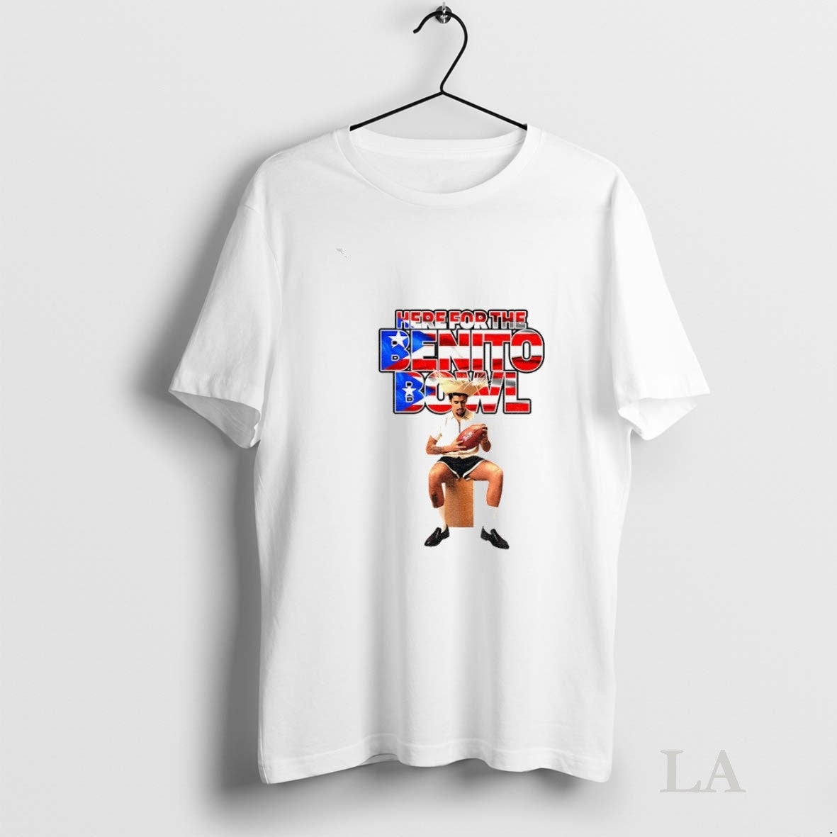 Original Bad Bunny Here For The Benito Bowl Superbowl - Adult & Kids T-Shirts, Sweatshirts & Hoodies apparel design preview 1
