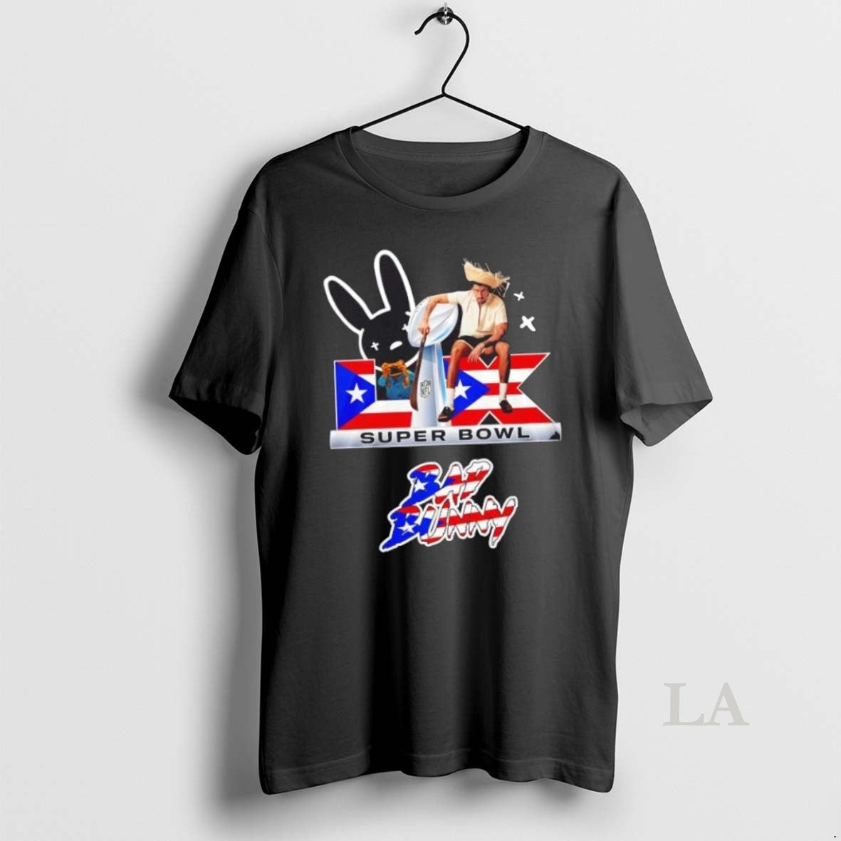 Original Bad Bunny Here For The Benito Bowl Best Half - Adult & Kids T-Shirts, Sweatshirts & Hoodies apparel design preview 1
