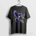 Original Baltimore Ravens Gridiron Style Purple Grit - Adult & Kids T-Shirts, Sweatshirts & Hoodies apparel design preview 1