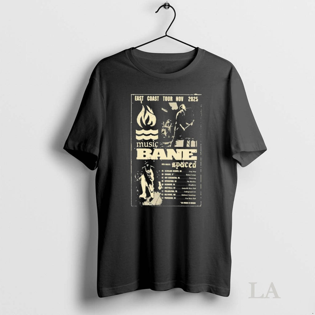 Original Bane Music East Coast Tour Nov 2025 - Adult & Kids T-Shirts, Sweatshirts & Hoodies apparel design preview 1