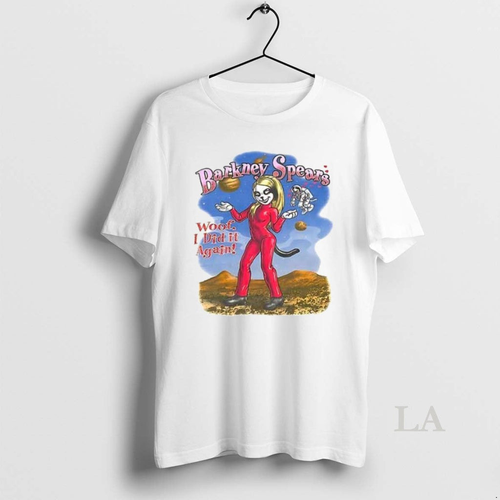 Original Barkney Spears Woof I Did It Again Ceramic - Adult & Kids T-Shirts, Sweatshirts & Hoodies apparel design preview 1