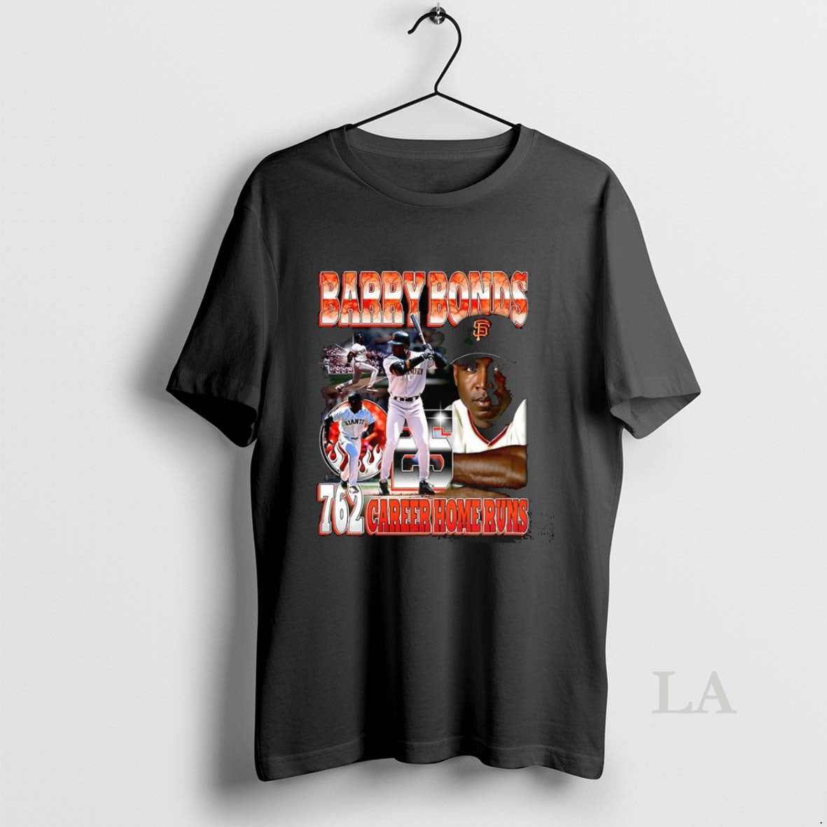 Original Barry Bonds 762 Career Home Runs - Adult & Kids T-Shirts, Sweatshirts & Hoodies apparel design preview 1