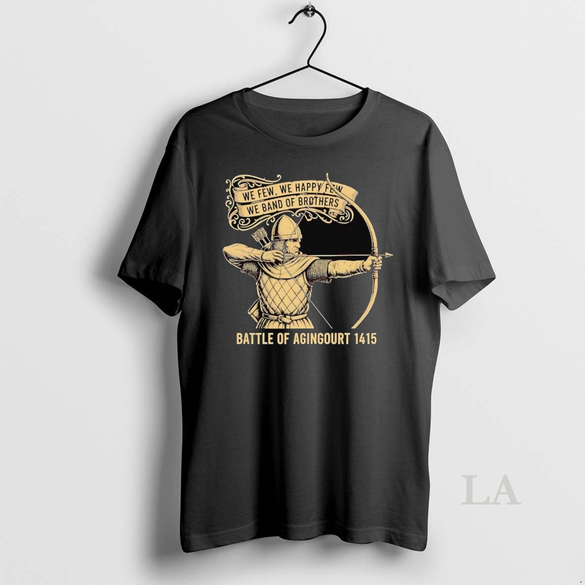 Original Battle Of Agincourt 1415 We Few Happy Band - Adult & Kids T-Shirts, Sweatshirts & Hoodies apparel design preview 1