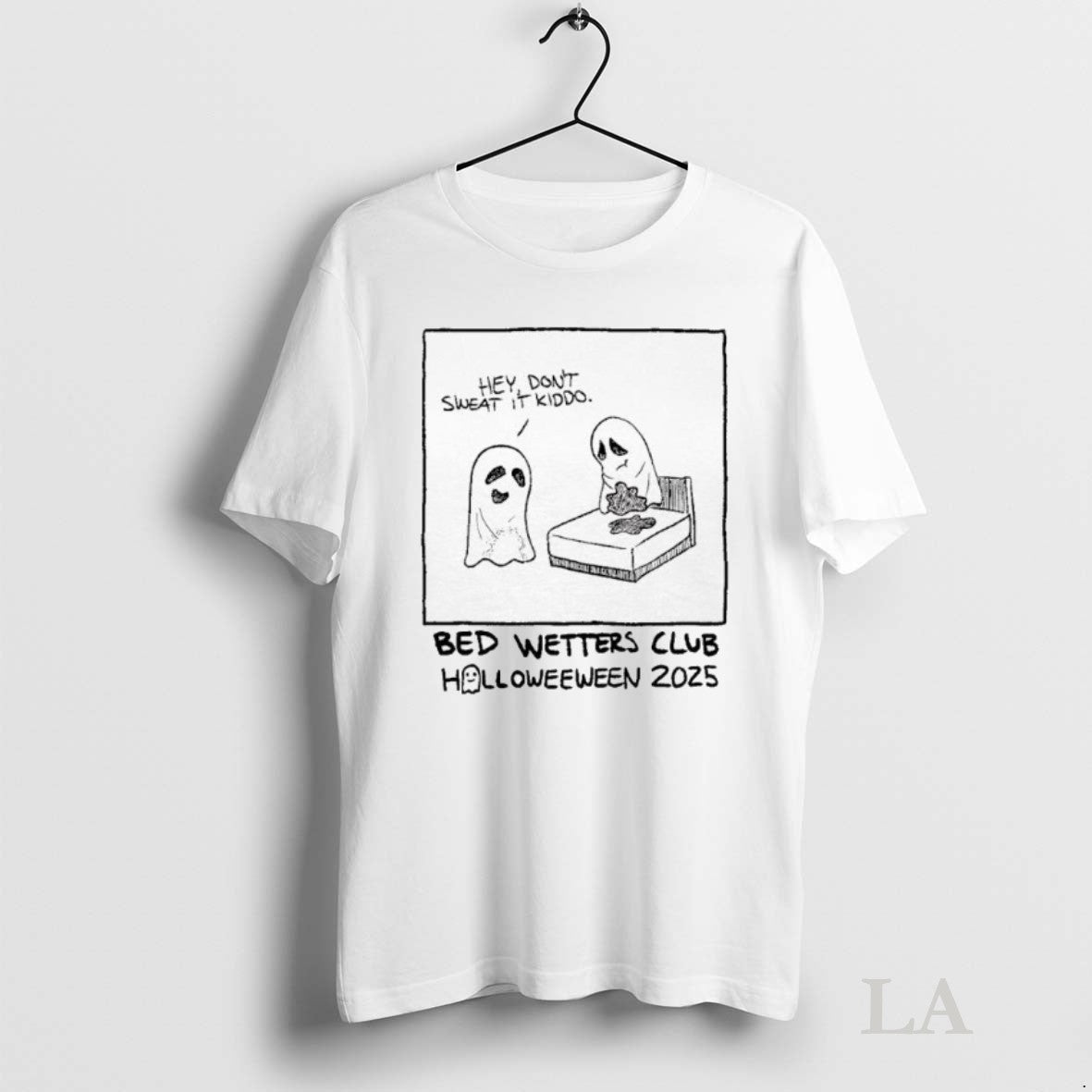 Original Bed Wetters Club Halloweeween 2025 Hey Dont - Adult & Kids T-Shirts, Sweatshirts & Hoodies apparel design preview 1