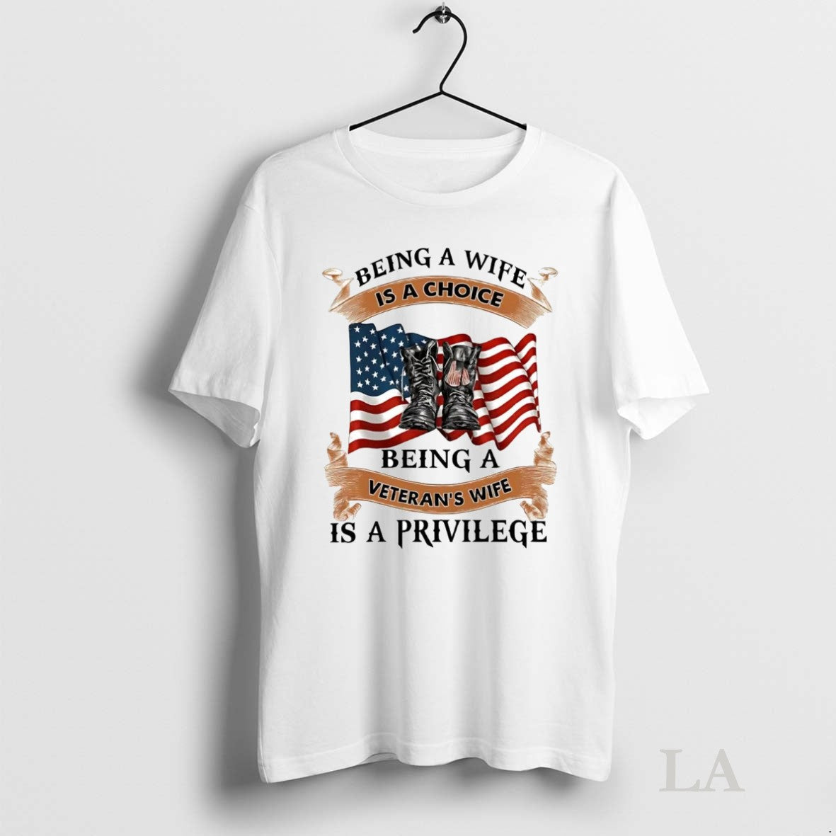 Original Being A Wife Is Choice Veterans Privilege - Adult & Kids T-Shirts, Sweatshirts & Hoodies apparel design preview 1
