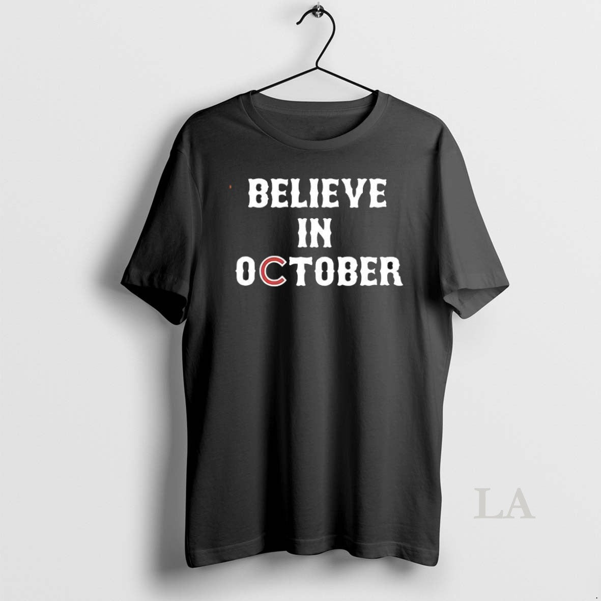 Original Believe In October Chicago Cubs - Adult & Kids T-Shirts, Sweatshirts & Hoodies apparel design preview 1