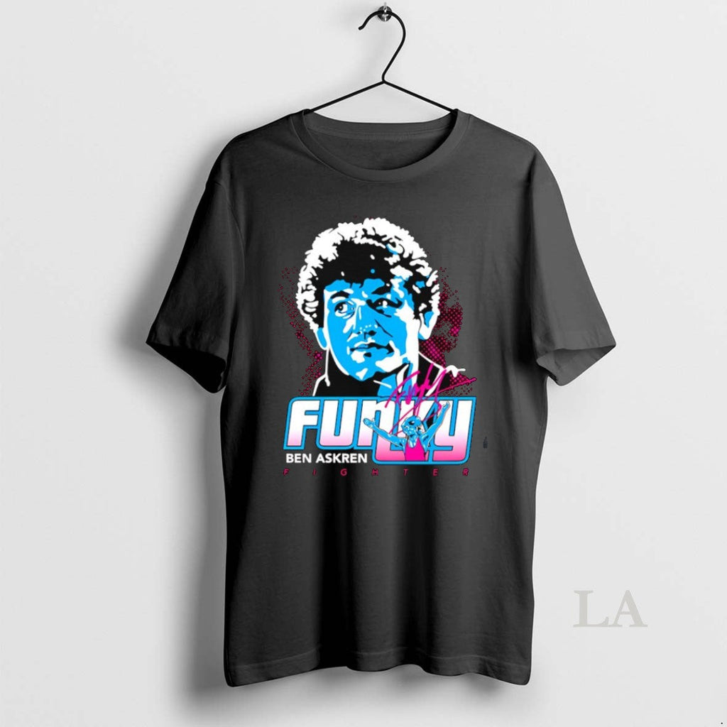 Original Ben Askren Funky Fighter Signature - Adult & Kids T-Shirts, Sweatshirts & Hoodies apparel design preview 1