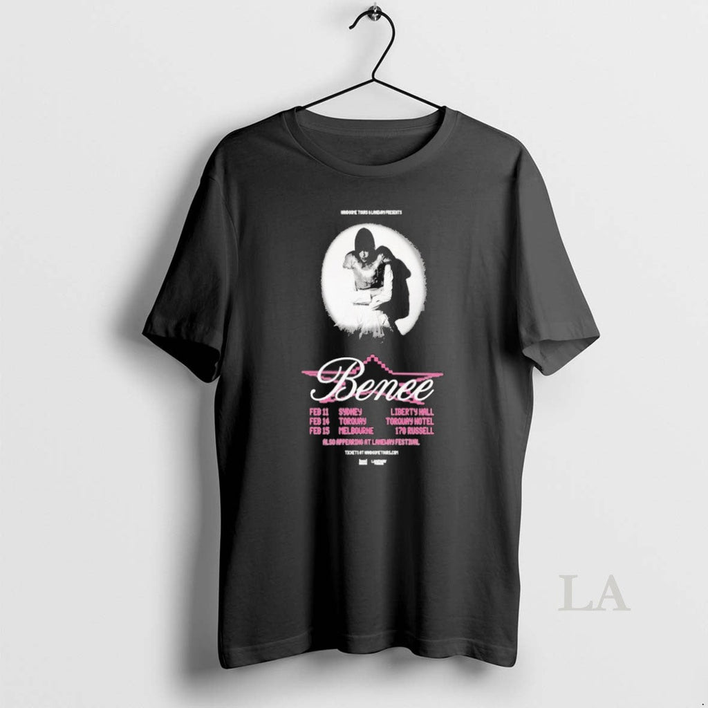 Original Benee February 2026 Tour - Adult & Kids T-Shirts, Sweatshirts & Hoodies apparel design preview 1