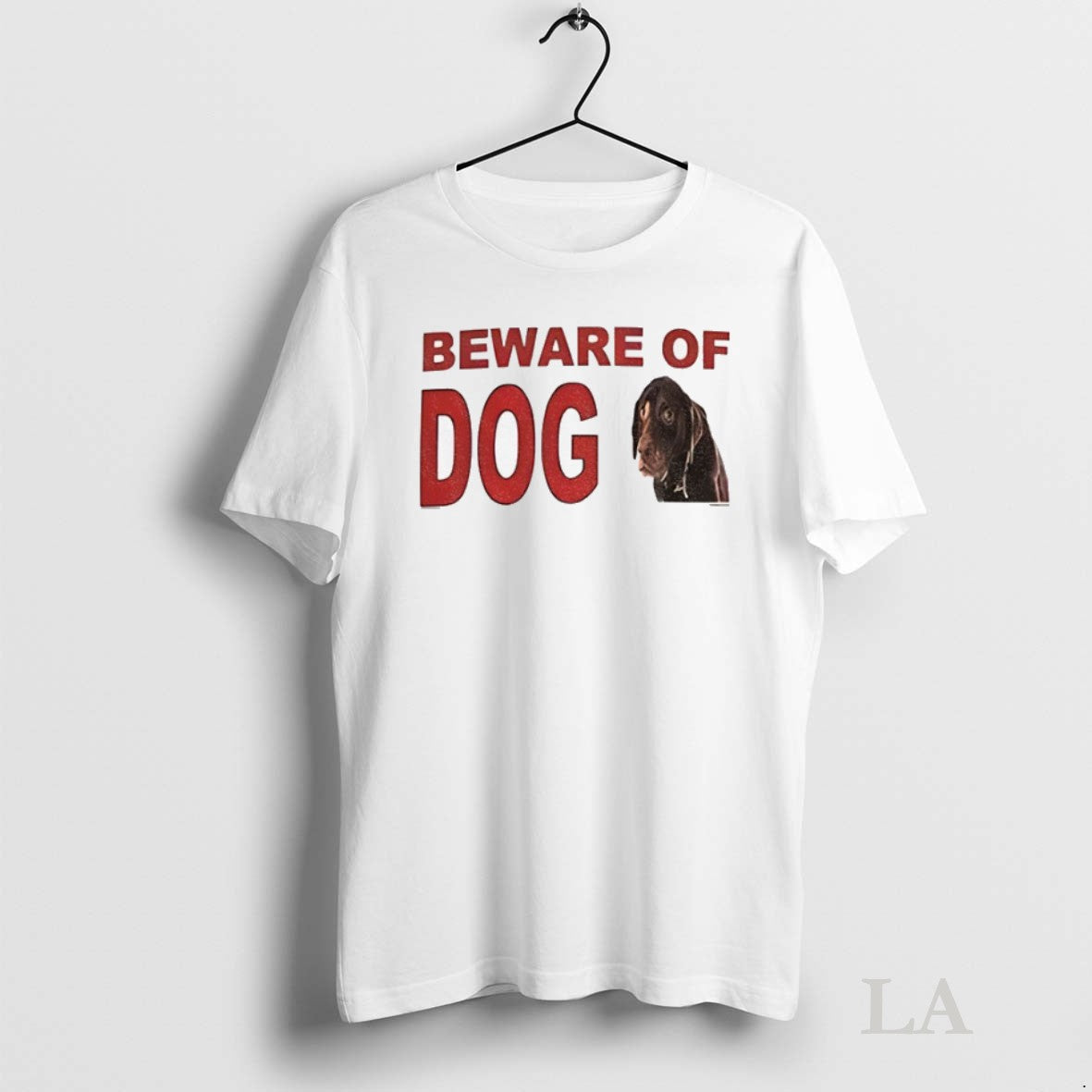 Original Beware Of Dog Meme Vintage - Adult & Kids T-Shirts, Sweatshirts & Hoodies apparel design preview 1