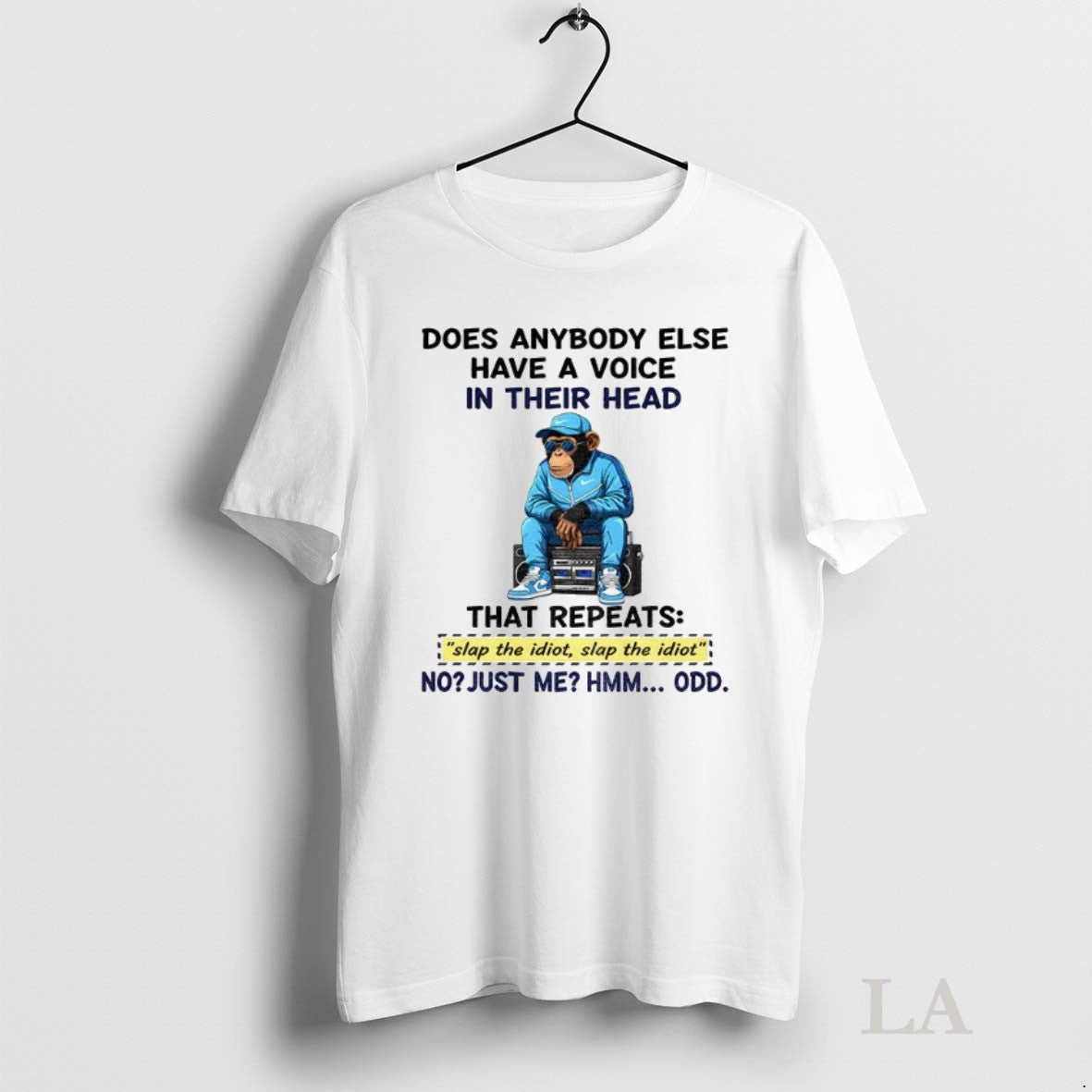Original Bigfoot Does Anybody Else Have A Voice In - Adult & Kids T-Shirts, Sweatshirts & Hoodies apparel design preview 1