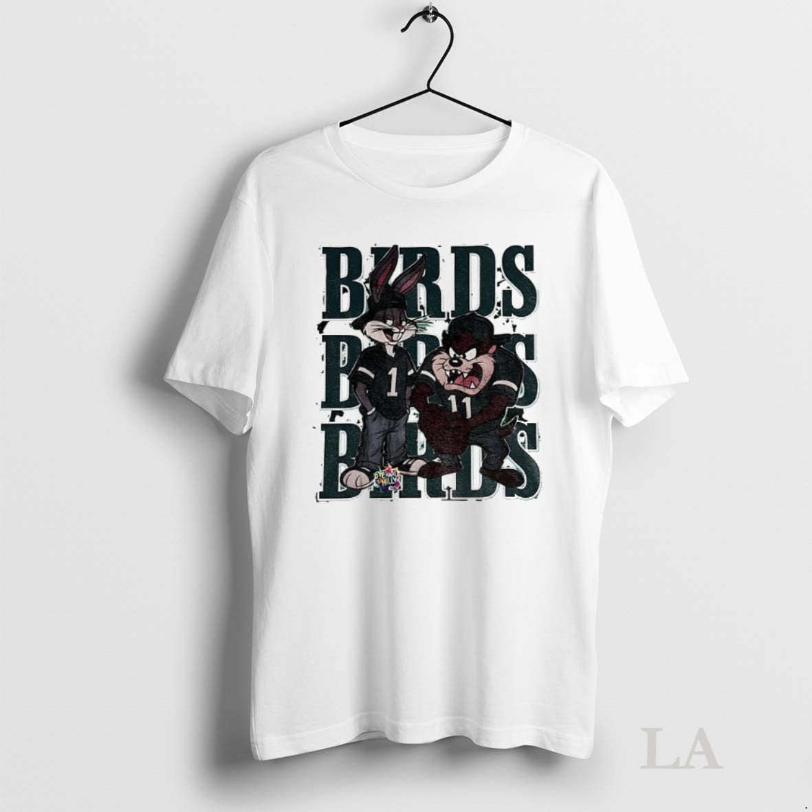 Original Birds Bugs And Taz Jalen Hurts A J - Adult & Kids T-Shirts, Sweatshirts & Hoodies apparel design preview 1