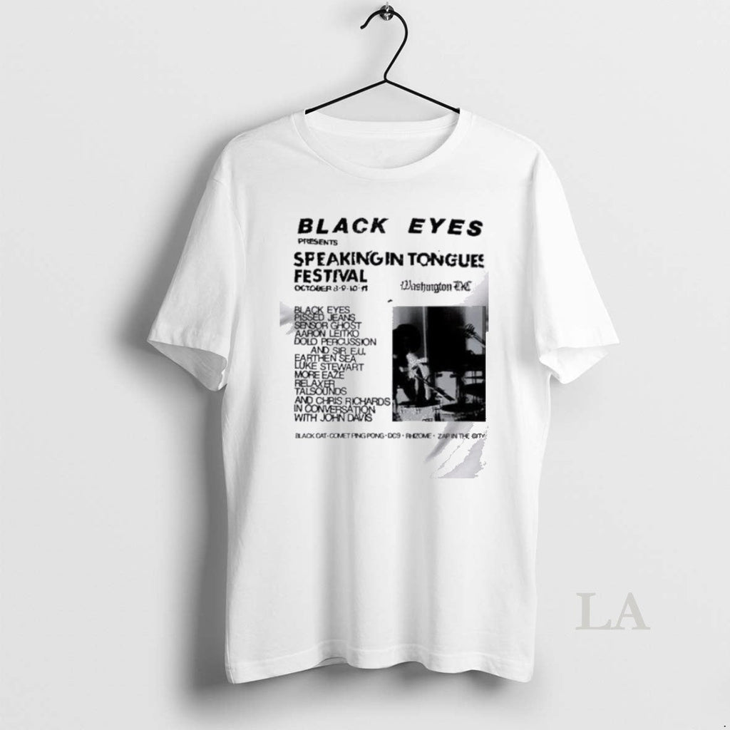 Original Black Eyes Dischord Speaking In Tongues - Adult & Kids T-Shirts, Sweatshirts & Hoodies apparel design preview 1