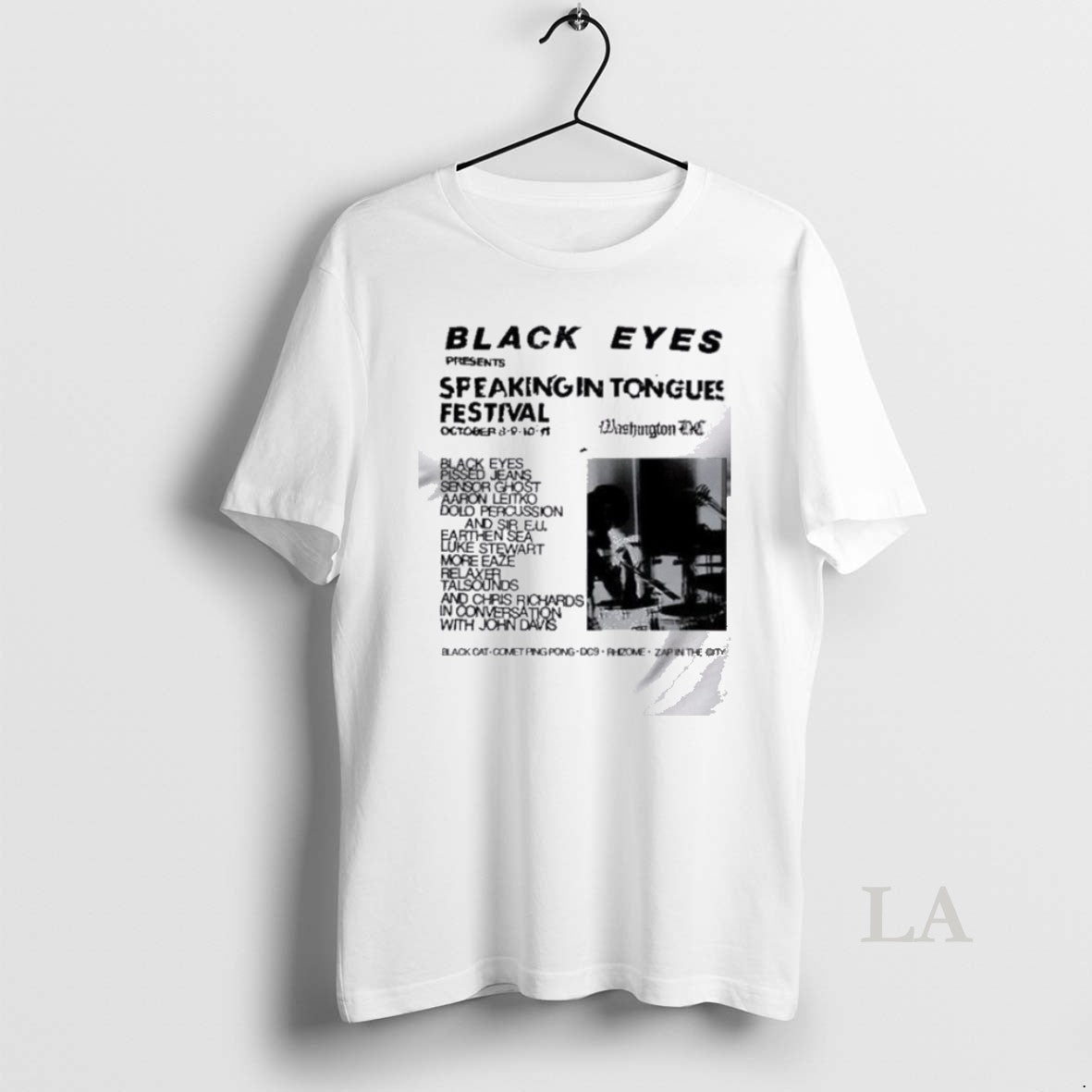 Original Black Eyes Dischord Speaking In Tongues - Adult & Kids T-Shirts, Sweatshirts & Hoodies apparel design preview 1