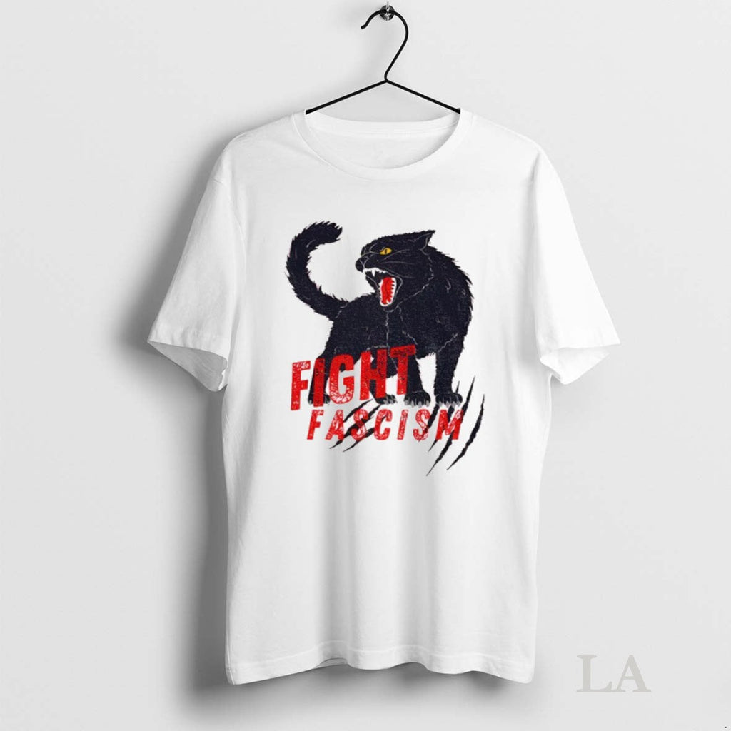 Original Black Cat Fight Fascism Antifascism Anti - Adult & Kids T-Shirts, Sweatshirts & Hoodies apparel design preview 1
