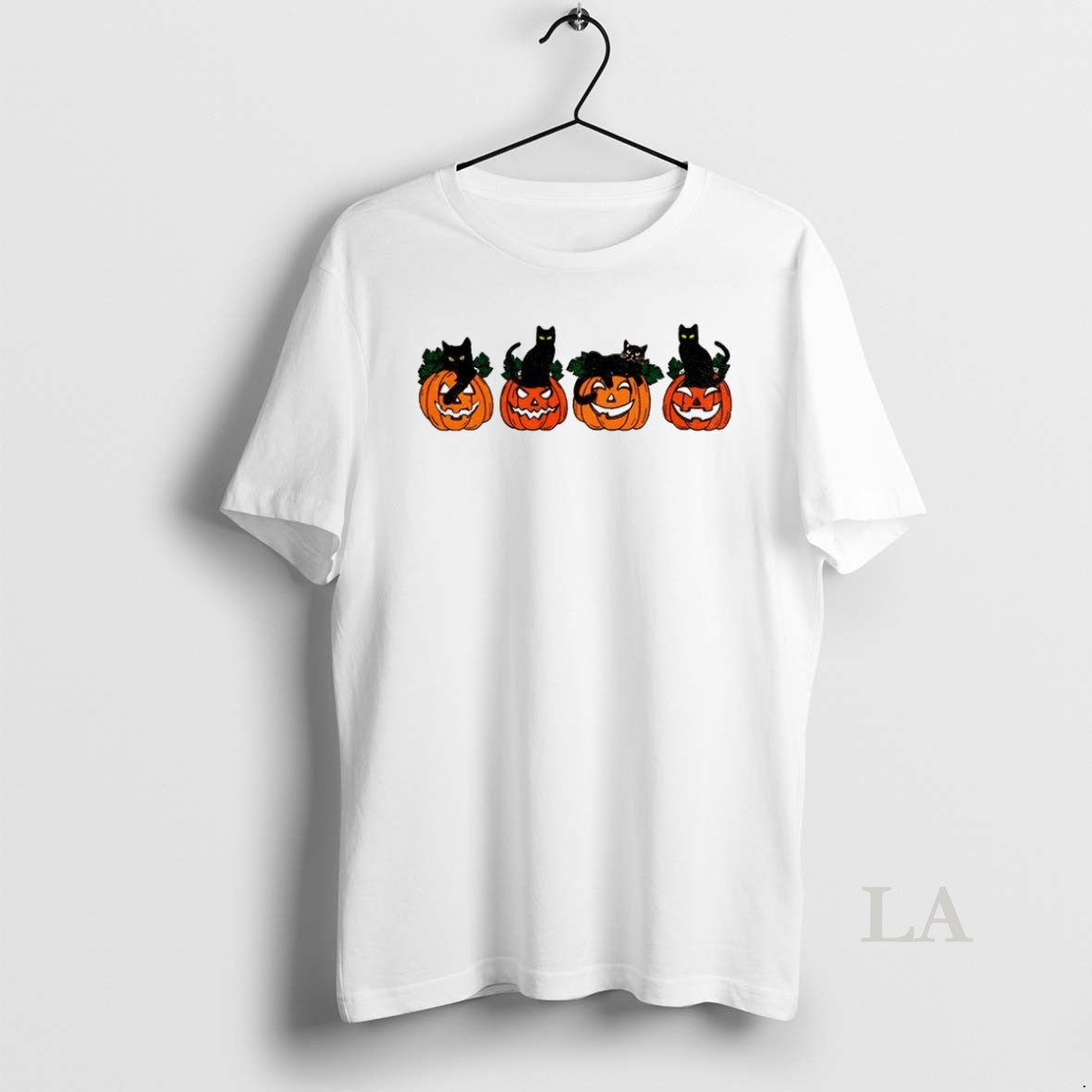 Original Black Cat Pumpkin Meme Spooky Halloween 2025 - Adult & Kids T-Shirts, Sweatshirts & Hoodies apparel design preview 1
