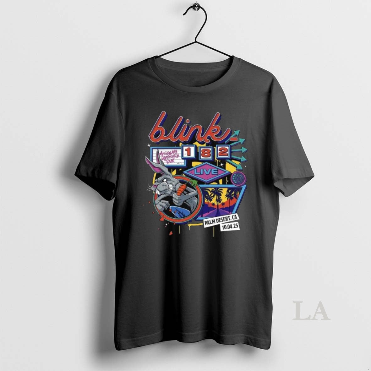 Original Blink 182 Live At Palm Desert California - Adult & Kids T-Shirts, Sweatshirts & Hoodies apparel design preview 1