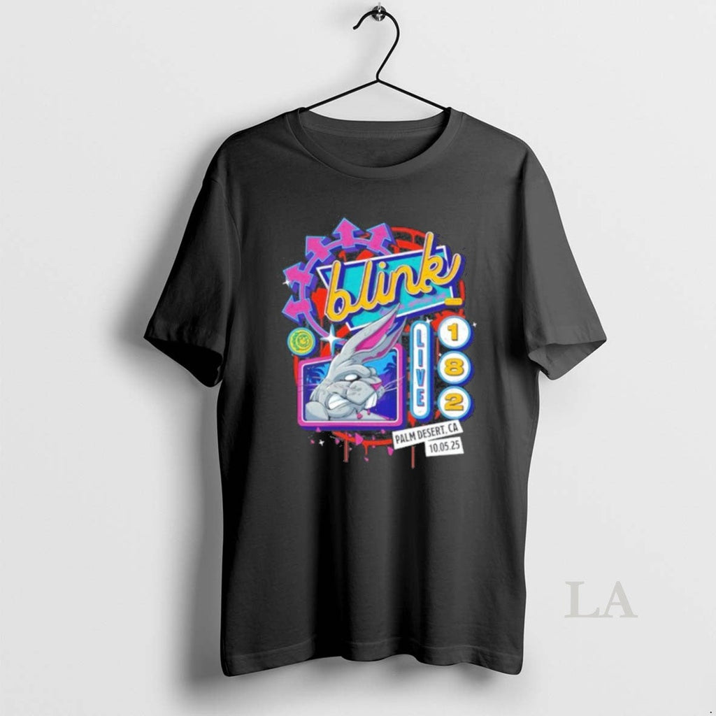 Original Blink 182 Oct 10 2025 Palm Desert Ca Event - Adult & Kids T-Shirts, Sweatshirts & Hoodies apparel design preview 1