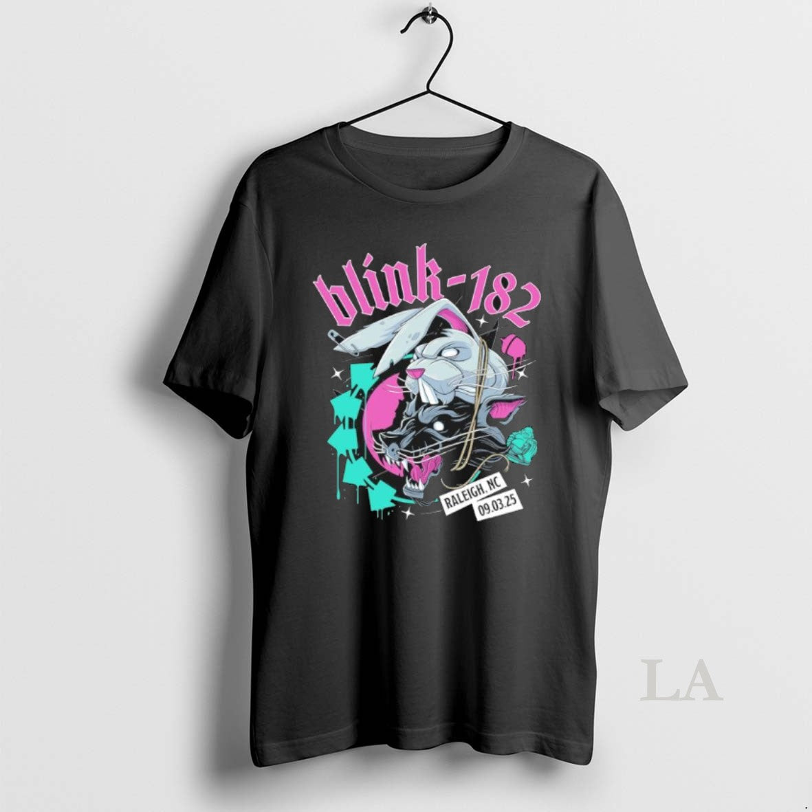 Original Blink 182 Tour Raleigh Nc September 3 2025 - Adult & Kids T-Shirts, Sweatshirts & Hoodies apparel design preview 1