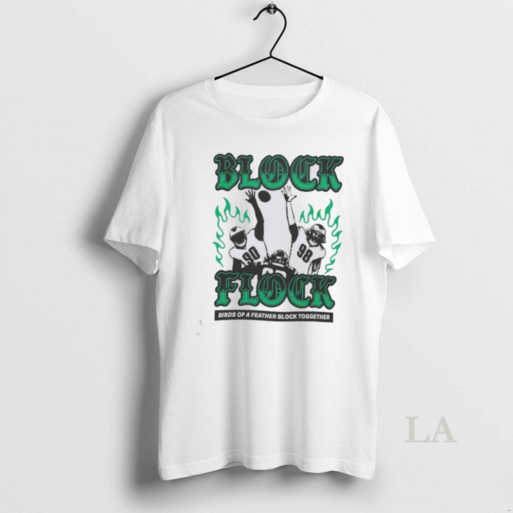 Original Block Flock Birds Of A Feather Together - Adult & Kids T-Shirts, Sweatshirts & Hoodies apparel design preview 1