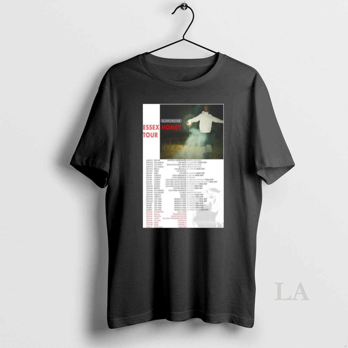 Original Blood Orange Essex Honey Tour 2025 2026 Long - Adult & Kids T-Shirts, Sweatshirts & Hoodies apparel design preview 1